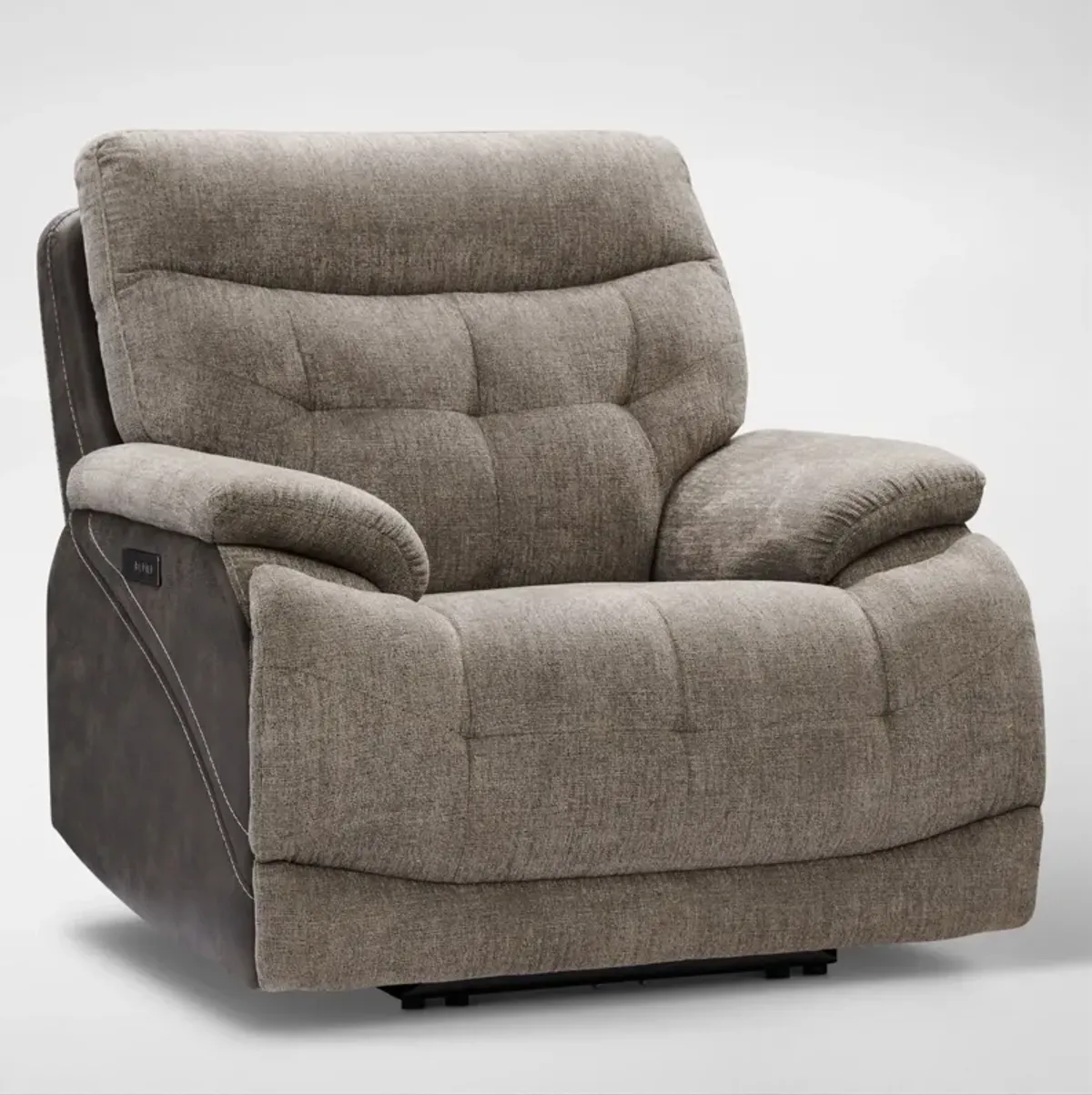 Beckett Dual-Power Recliner - Gray