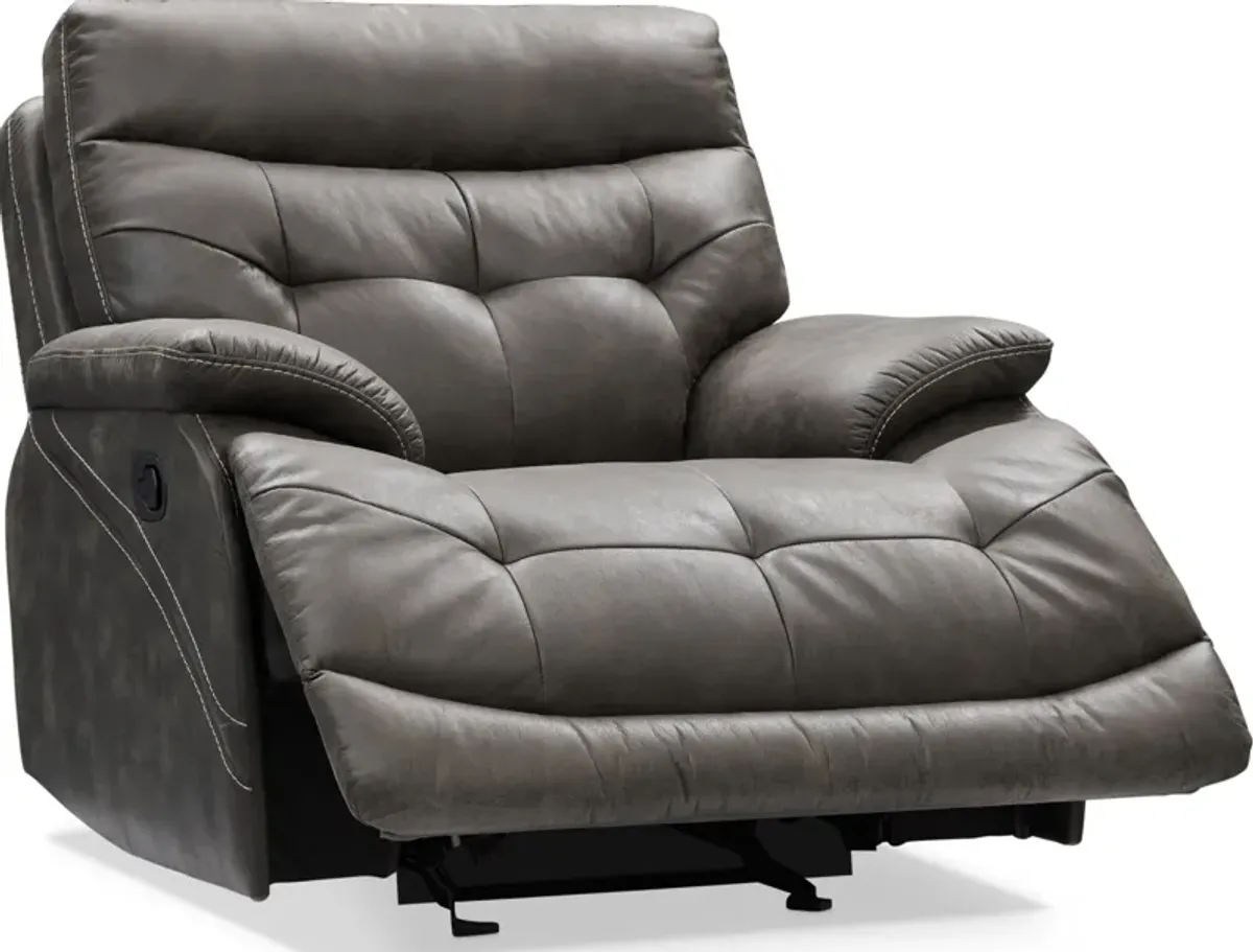 Beckett Glider Recliner - Charcoal