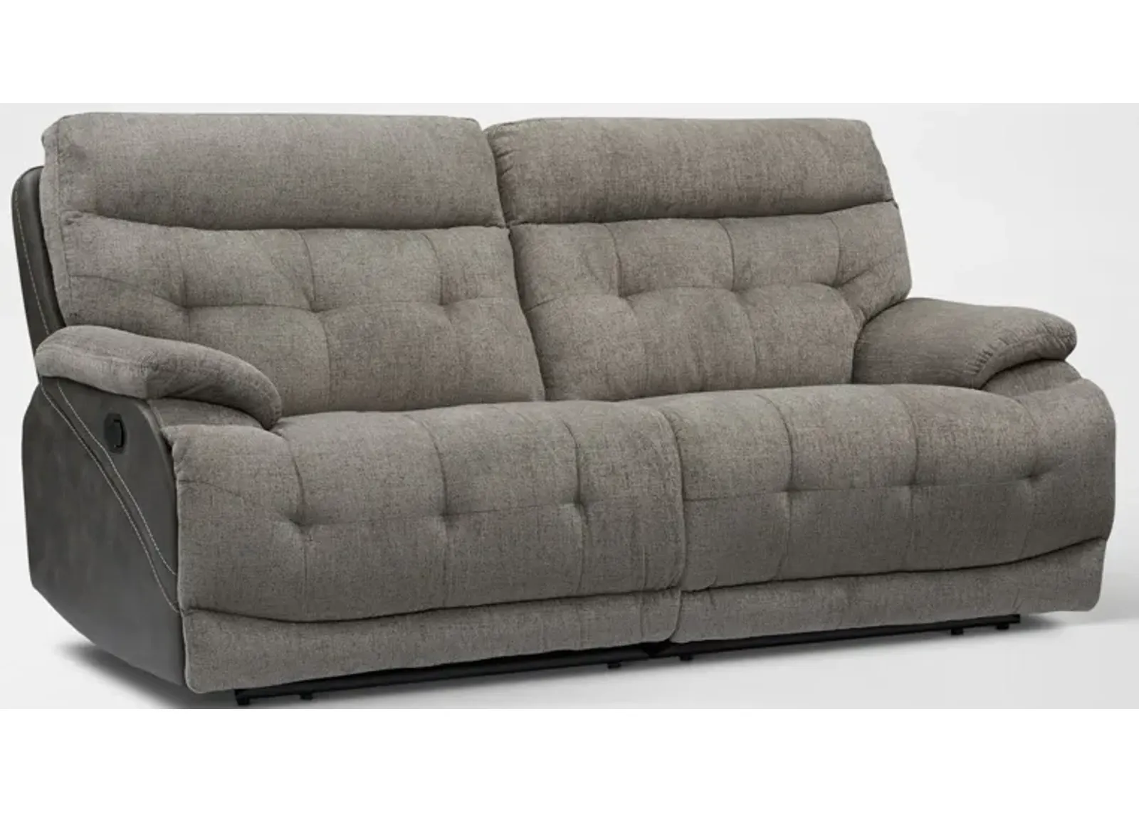 Beckett 2-Piece Manual Reclining Sofa - Gray