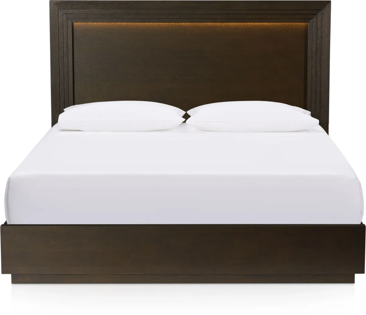 Arielle Queen Panel Bed - Tobacco