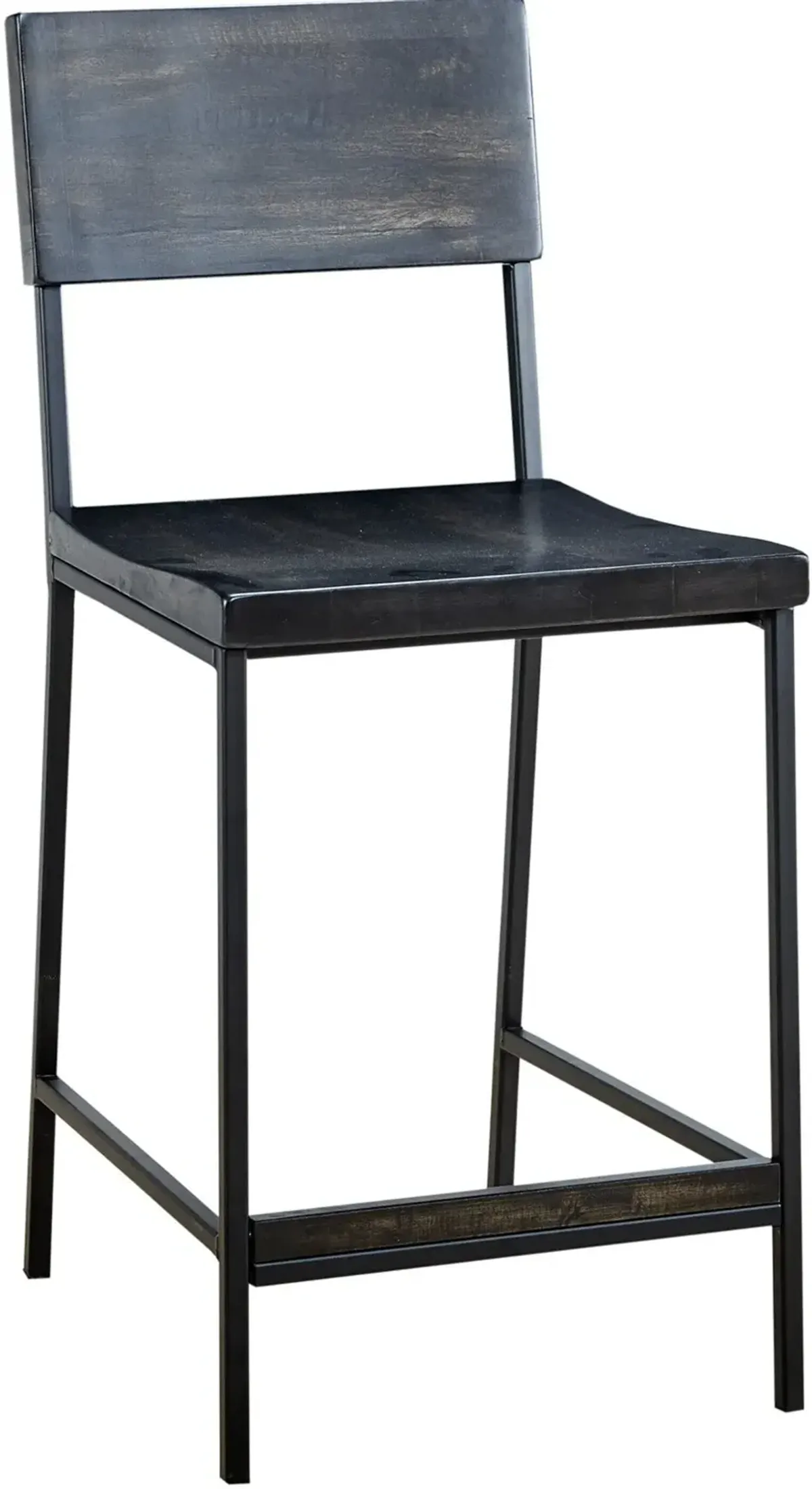 Benedict Counter-Height Stool - Black