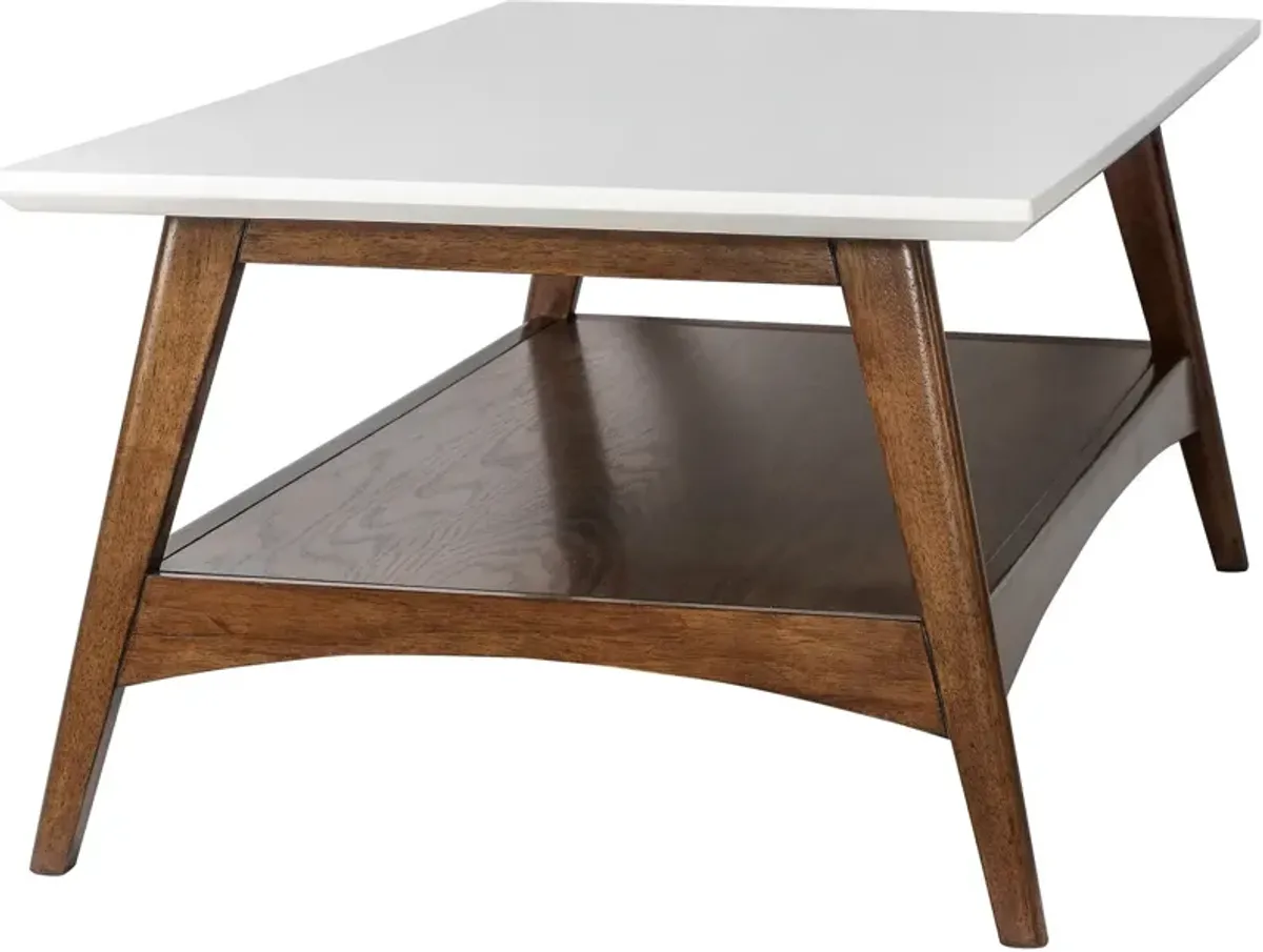 Copa Coffee Table - Pecan