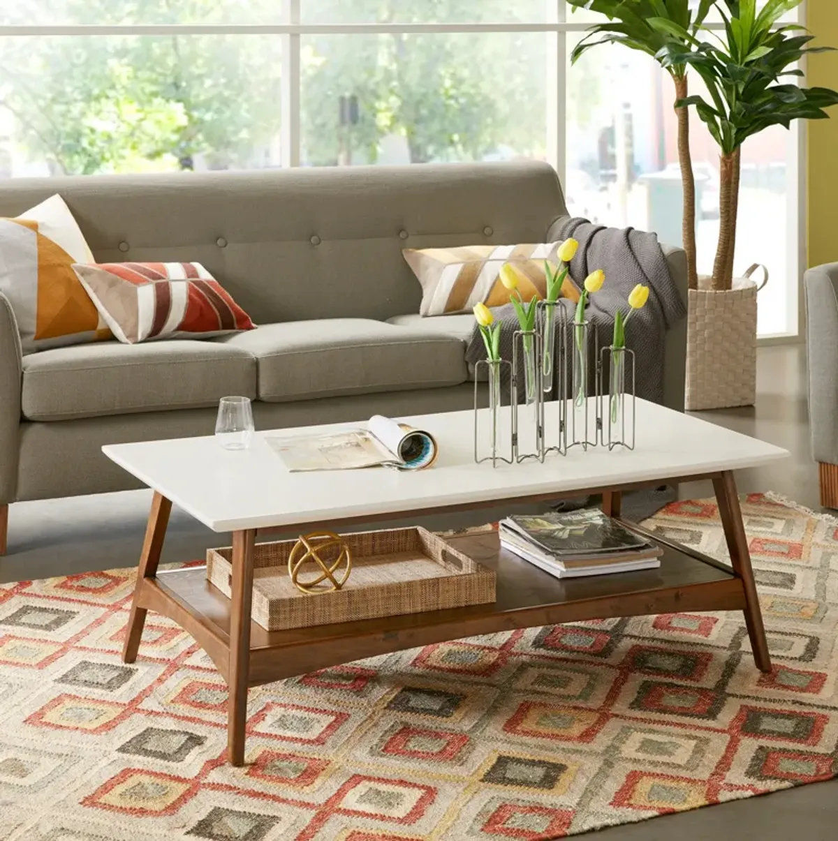 Copa Coffee Table - Pecan