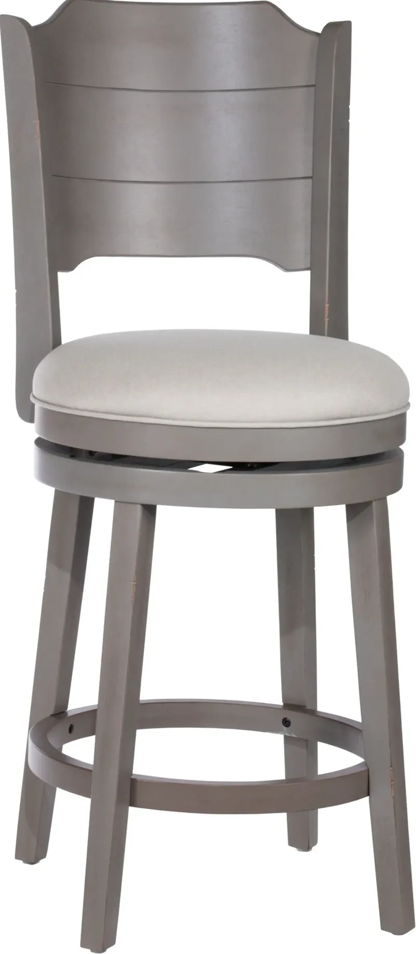 Florence Swivel Counter-Height Stool - Gray