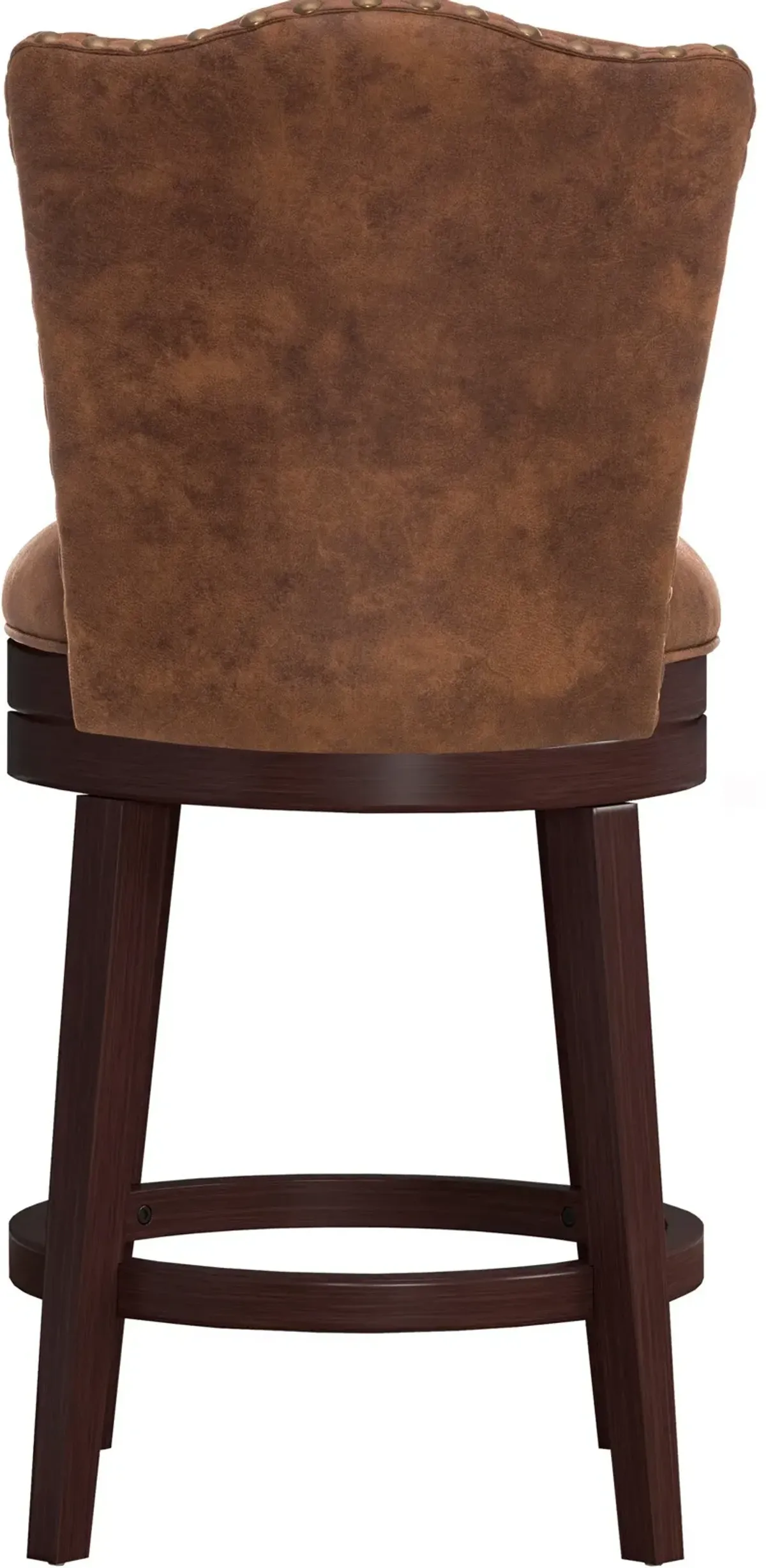 Naples Swivel Counter-Height Stool - Brown