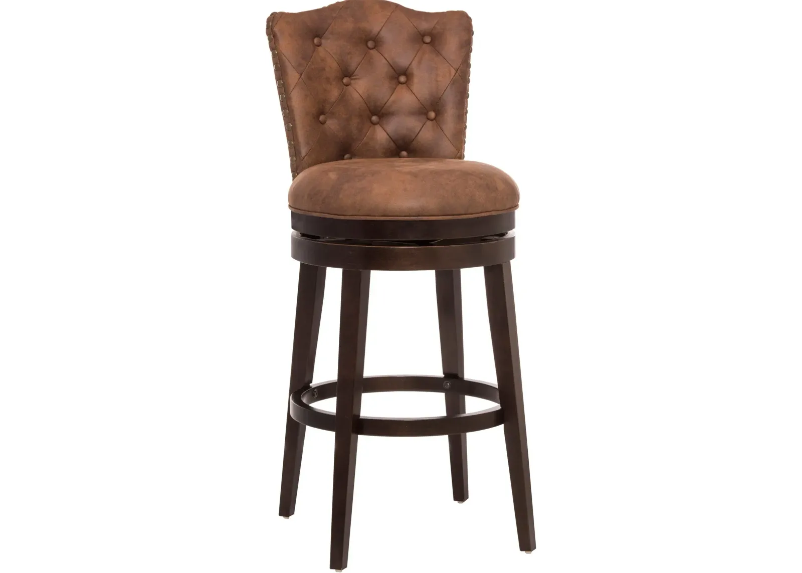 Naples Swivel Bar Stool - Brown