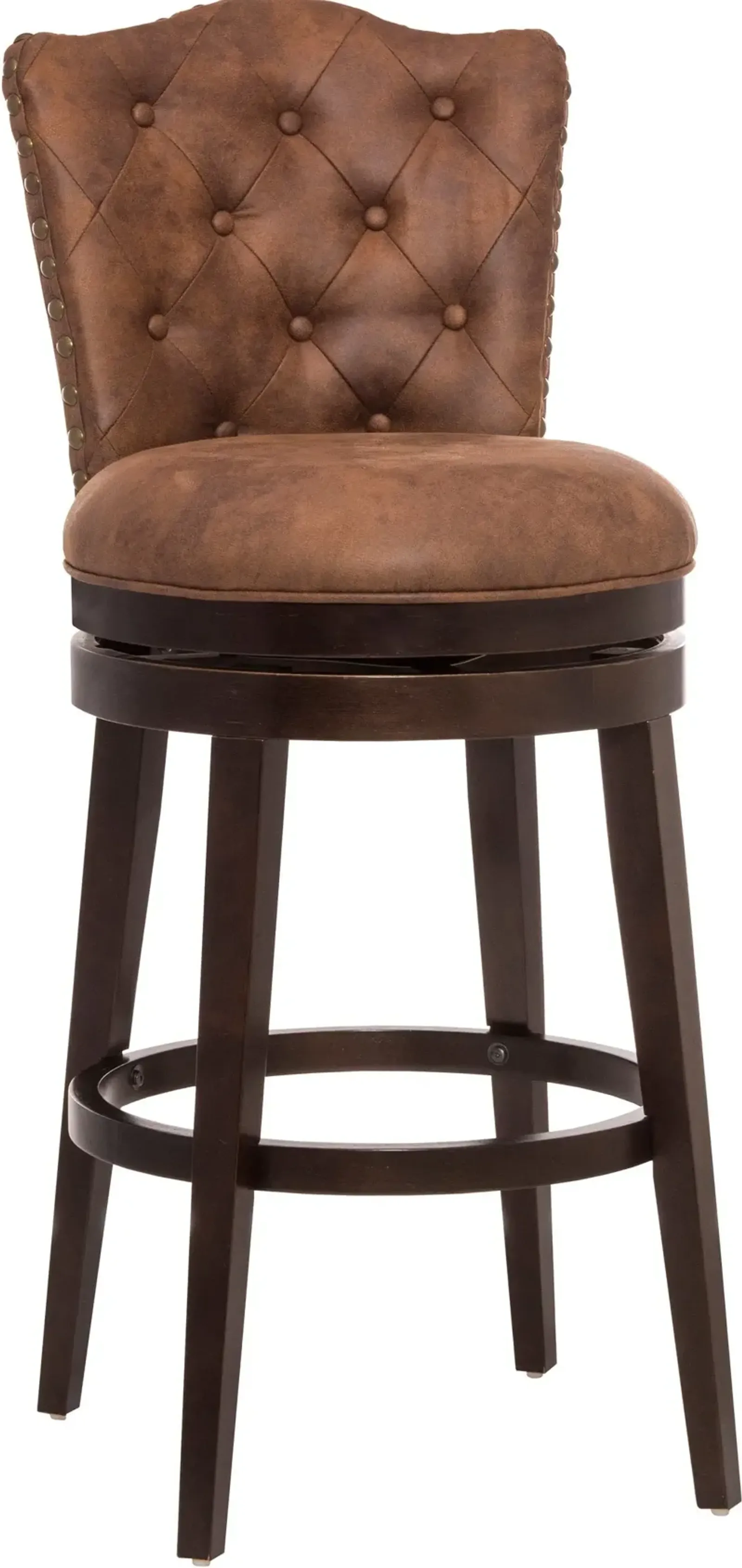 Naples Swivel Bar Stool - Brown