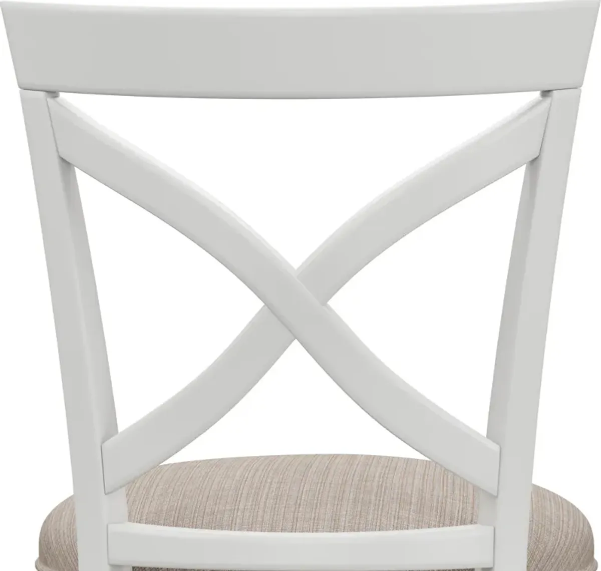 Positano Swivel Counter-Height Stool - White