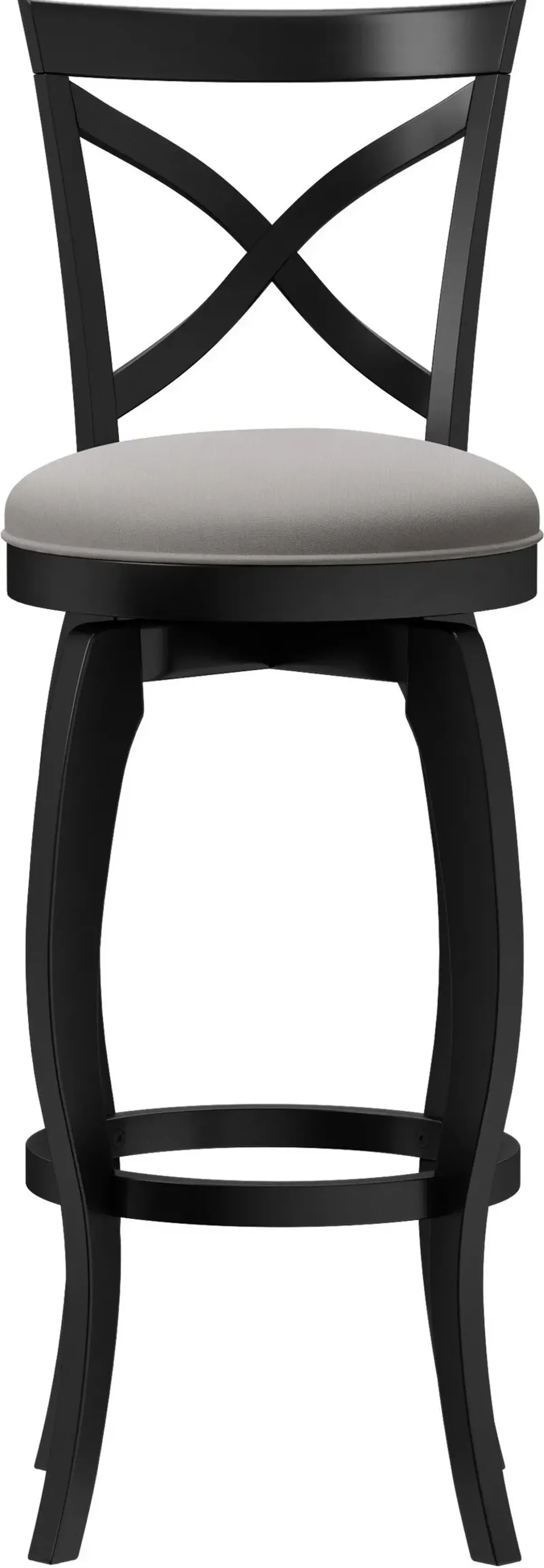 Positano Swivel Bar Stool - Black