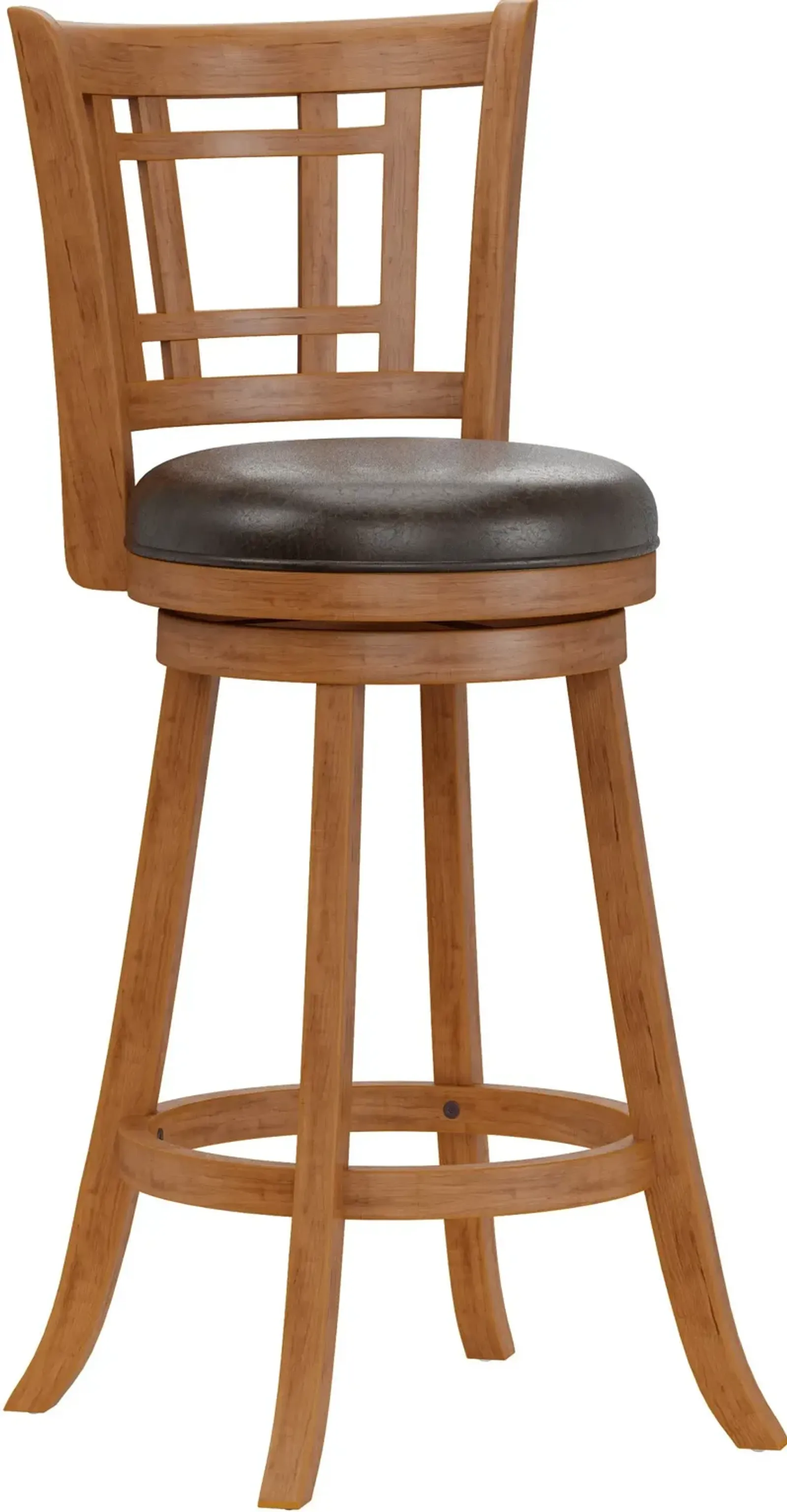 Genoa Swivel Bar Stool - Brown