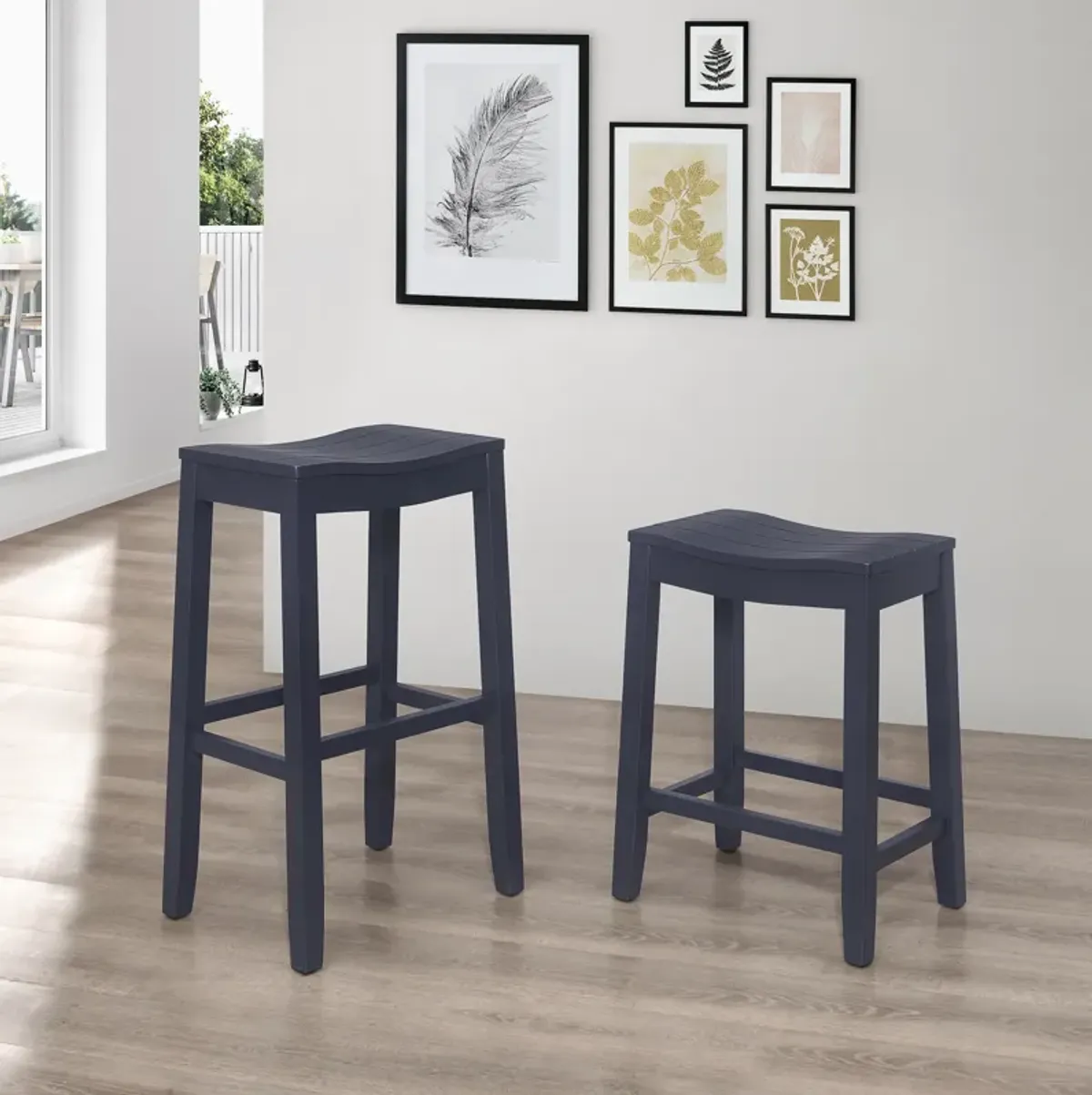 Verona Counter-Height Stool - Blue