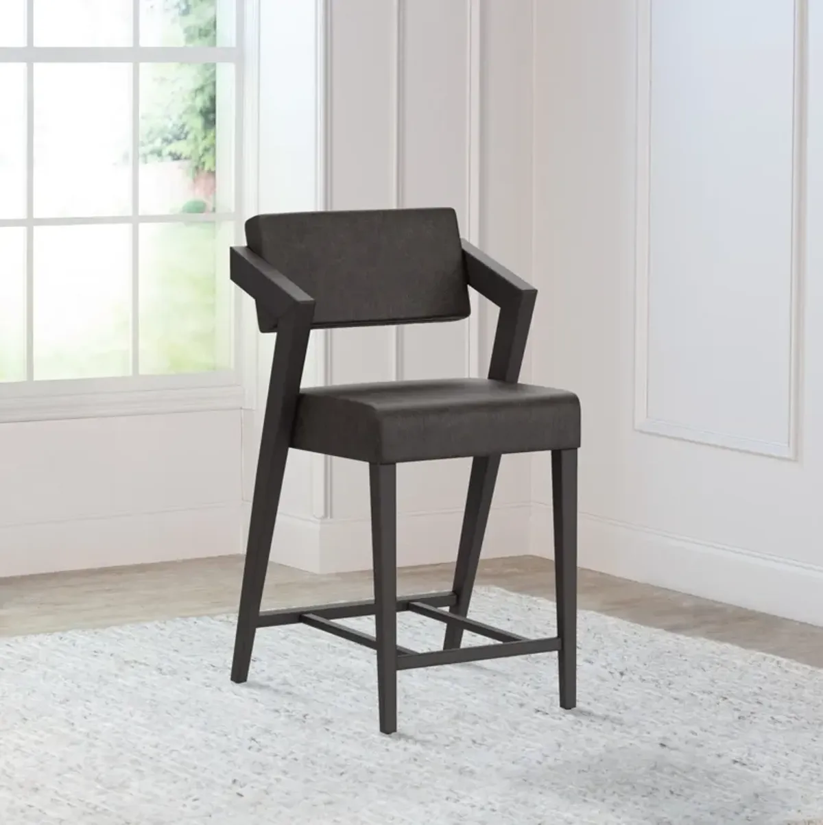 Montepulciano Counter-Height Stool - Black