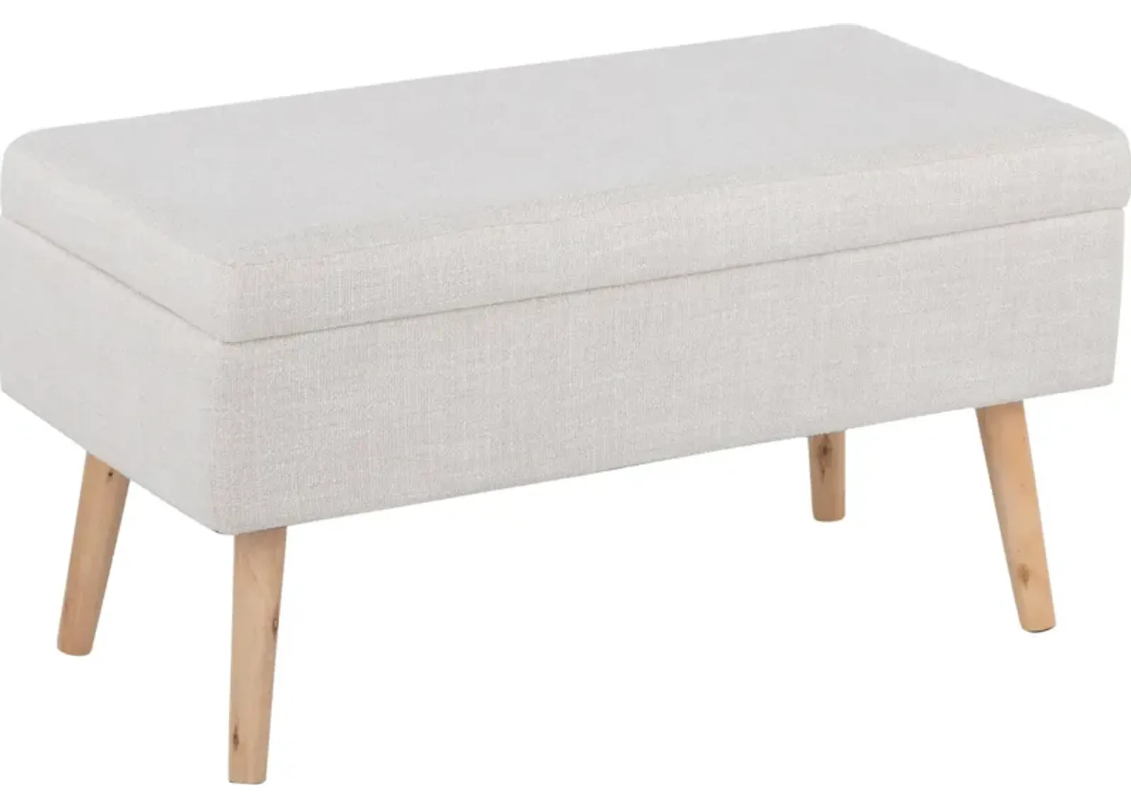 Lyon Storage Bench - Natural/Beige