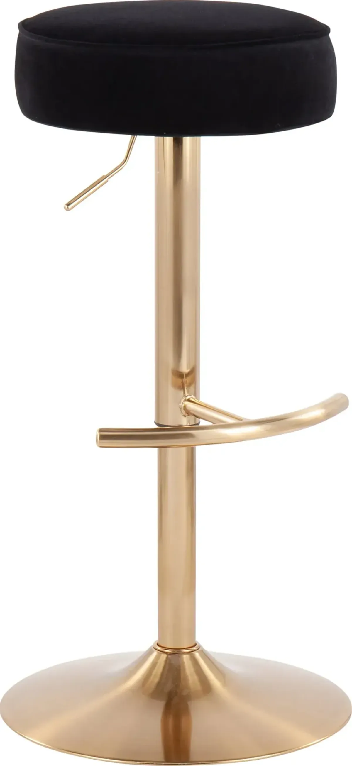 Cannes Bar Stool - Gold/Black