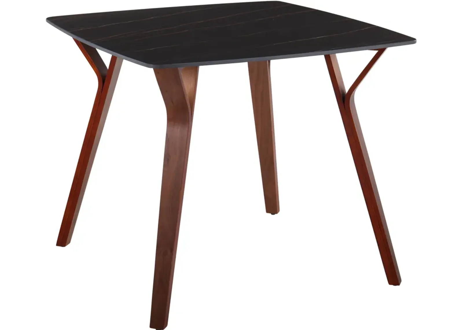 Nellie Dining Table - Walnut/Black