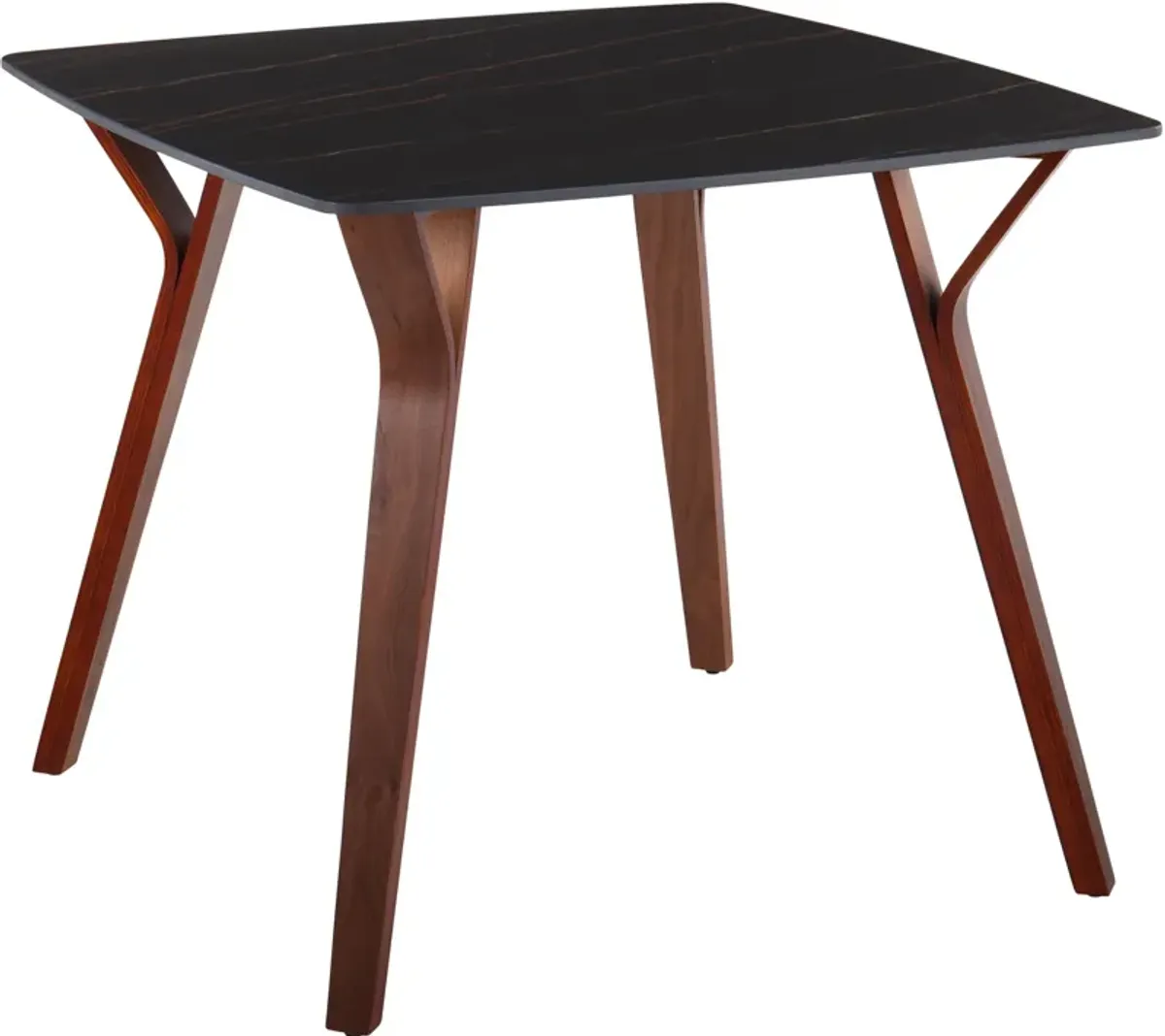 Nellie Dining Table - Walnut/Black