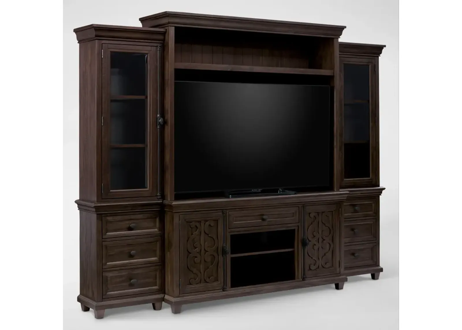 Charthouse Entertainment Wall - Charcoal