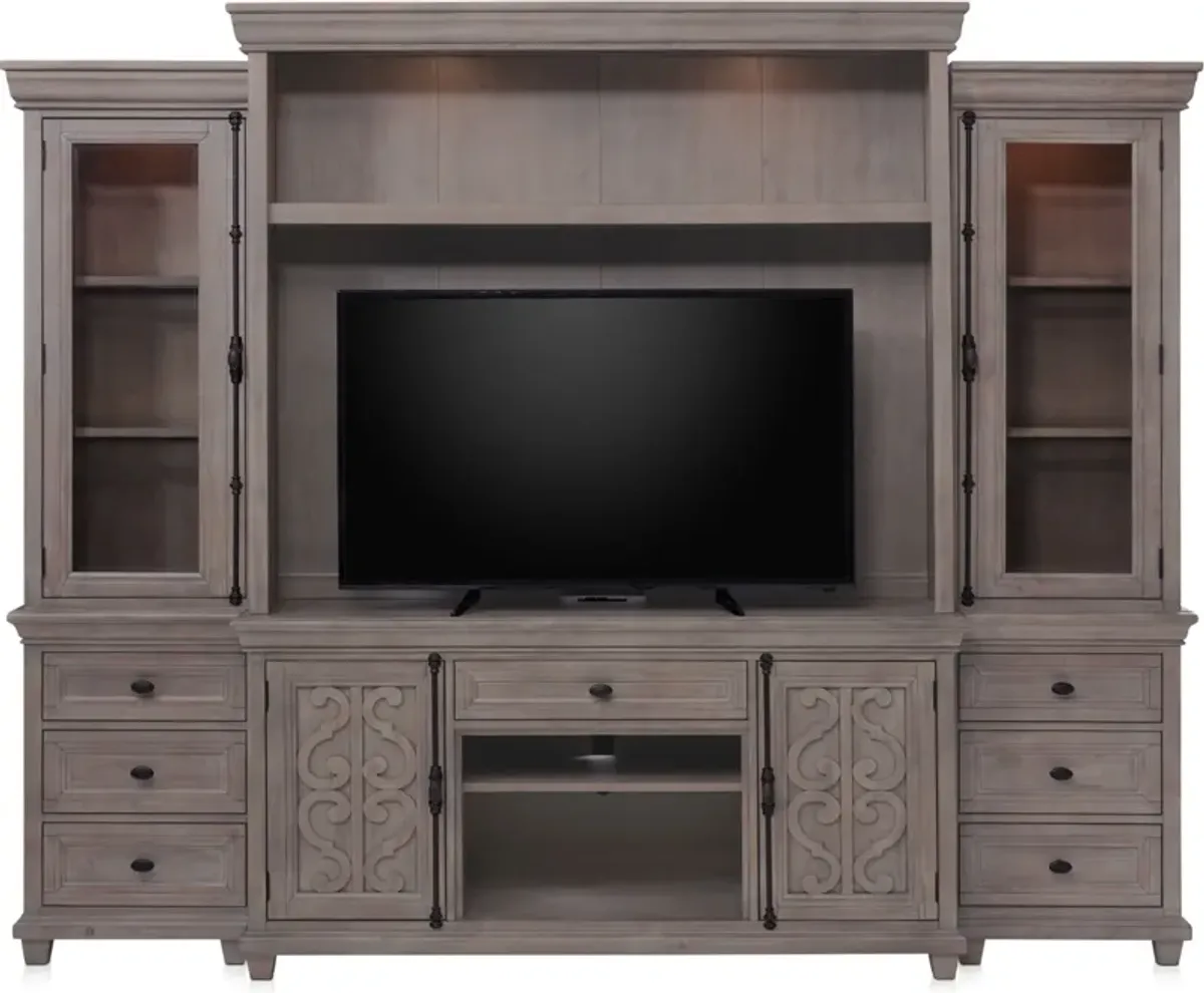 Charthouse Entertainment Wall - Gray