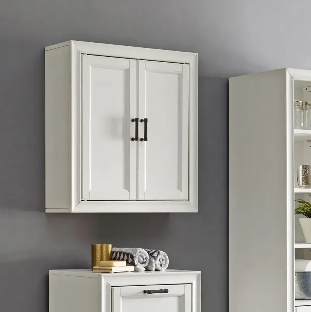 Pierre Wall Cabinet - White