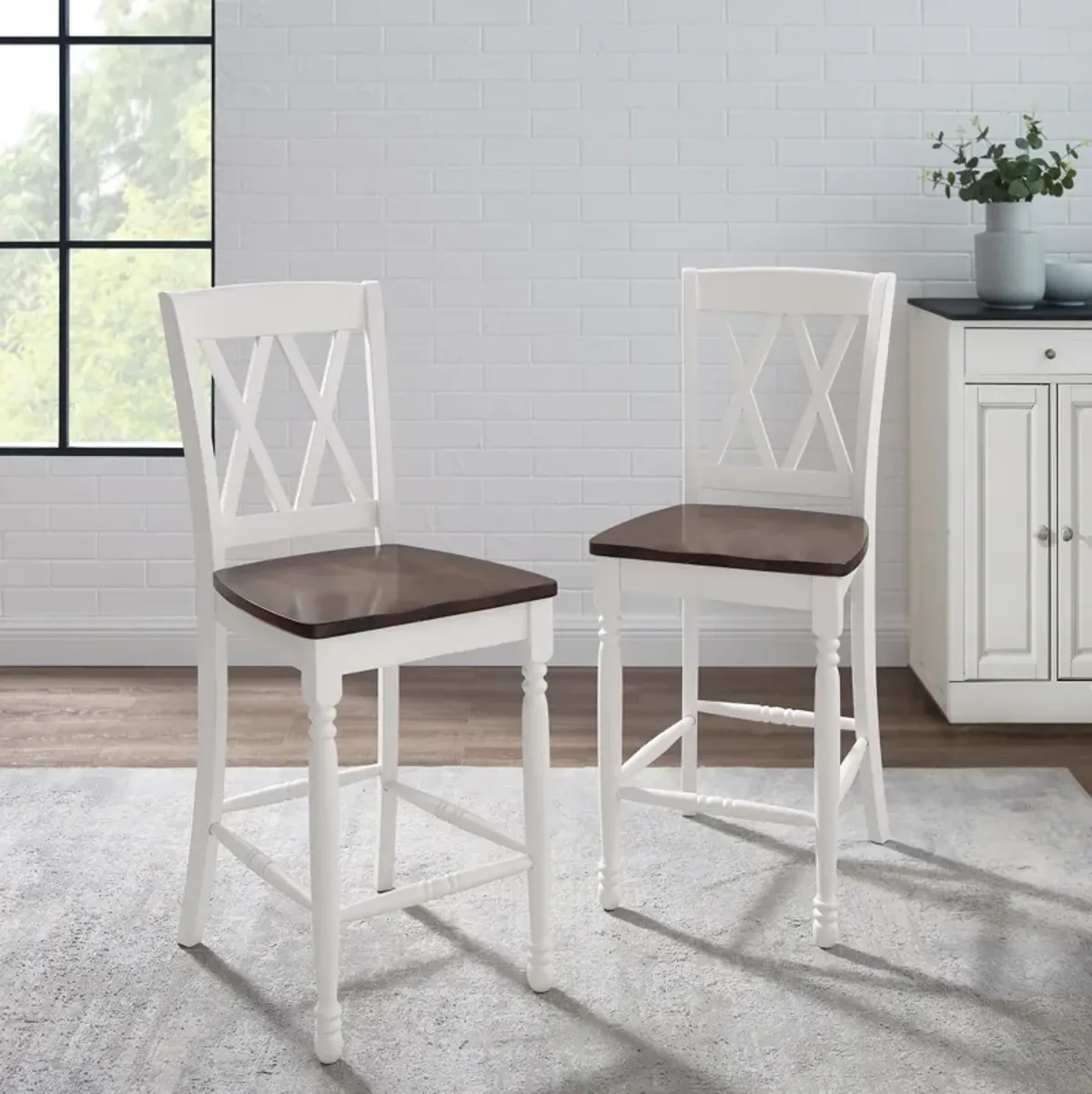 Gracie Set of 2 Counter-Height Stools