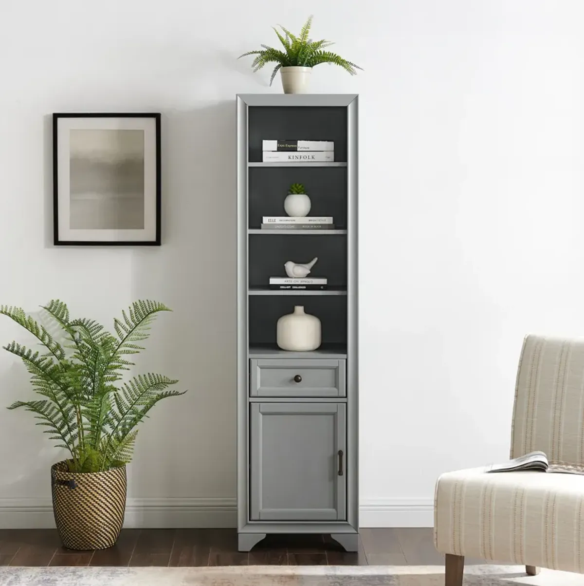 Pierre Linen Cabinet - Gray