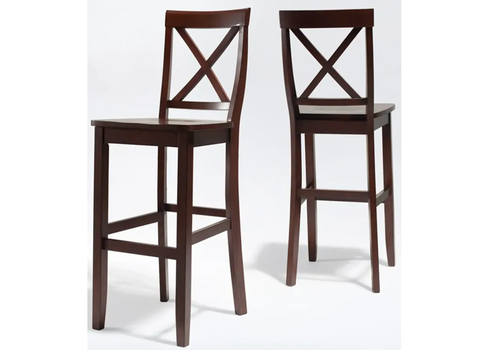 Kempton Set of 2 Bar Stools - Brown