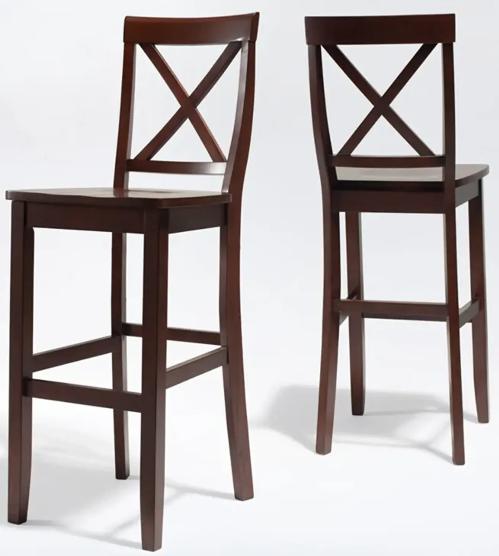 Kempton Set of 2 Bar Stools - Brown