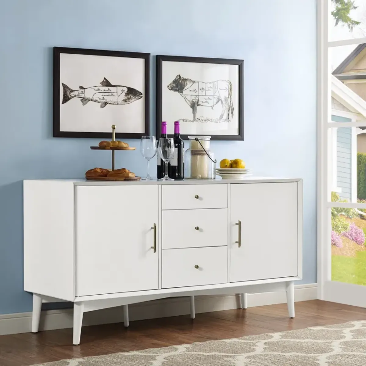 Bruce Sideboard - White