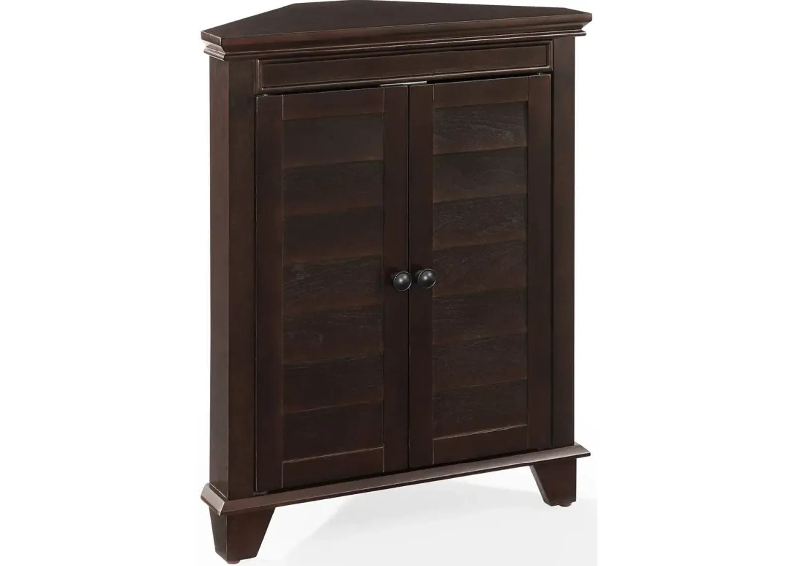 Beckinsale Corner Cabinet - Brown