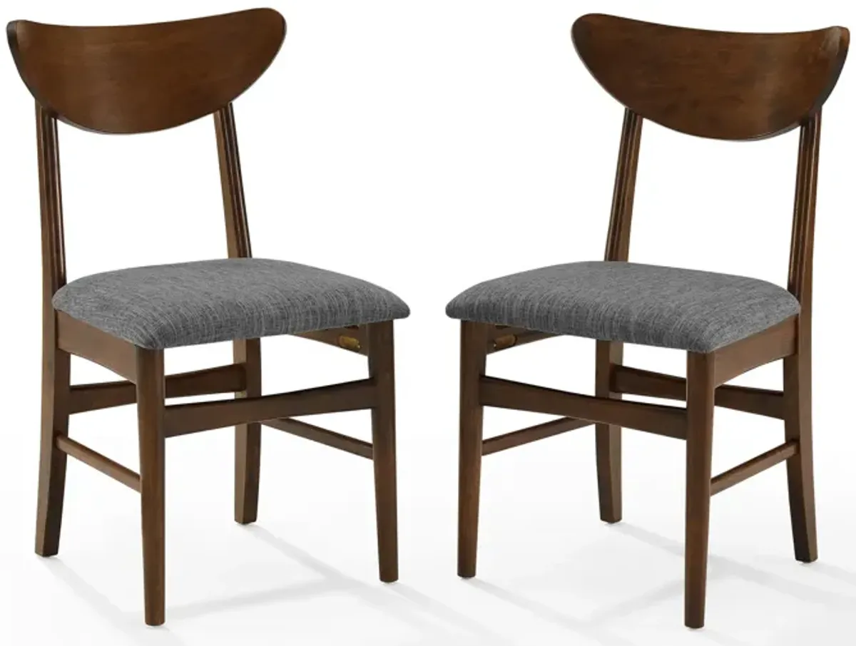 Bruce Set of 2 Dining Chairs - Brown