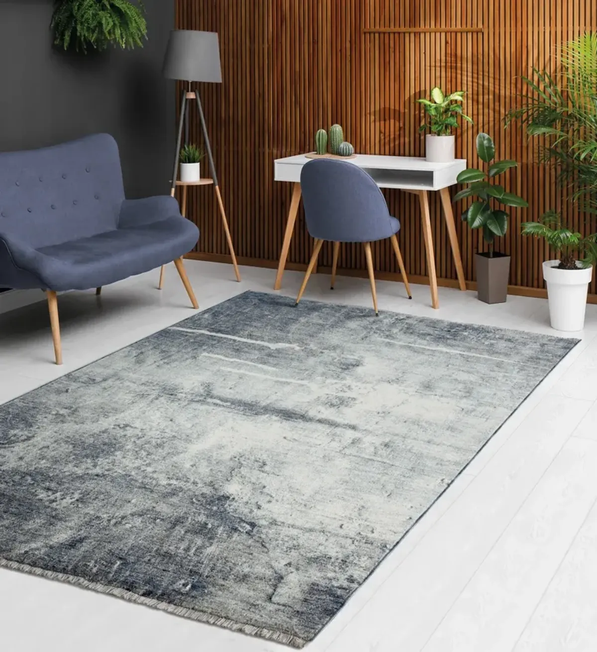 Adelaide 5'10X8'10 Area Rug - Blue/Gray