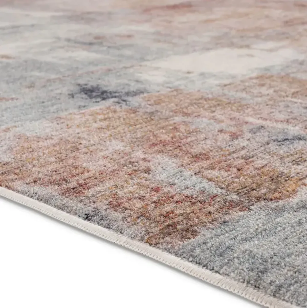 Turnstone 5'10X8'10 Area Rug - Orange/Blue