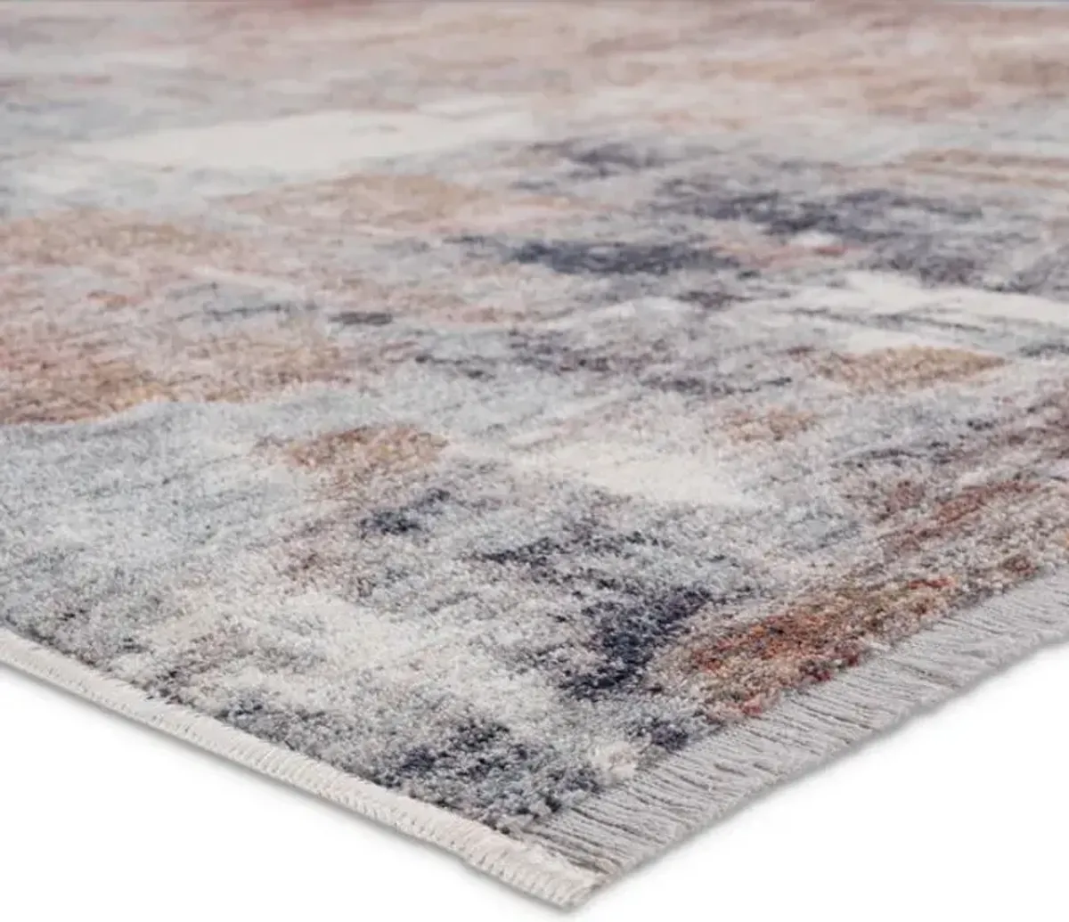 Turnstone 5'10X8'10 Area Rug - Orange/Blue