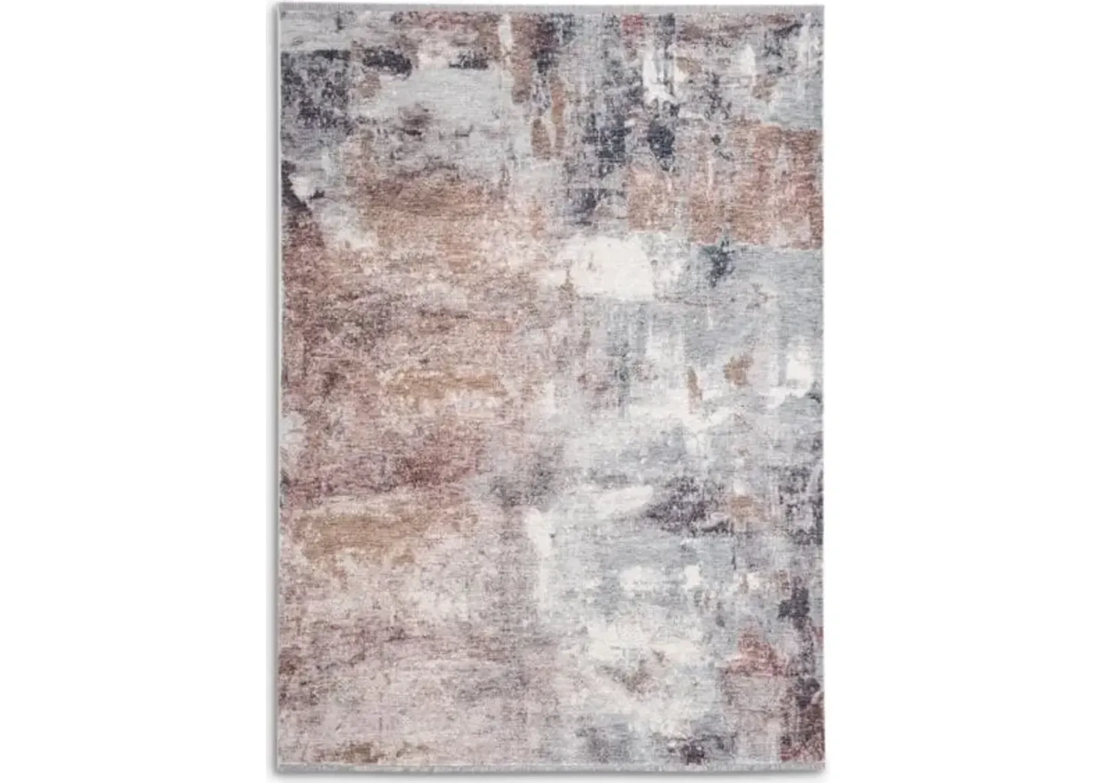 Turnstone 5'10X8'10 Area Rug - Orange/Blue