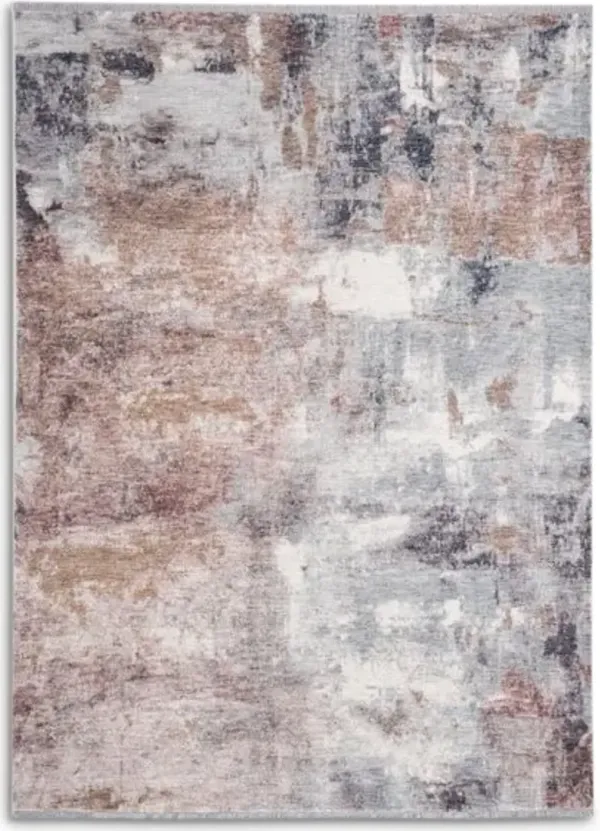 Turnstone 7'10X10'9 Area Rug - Orange/Blue