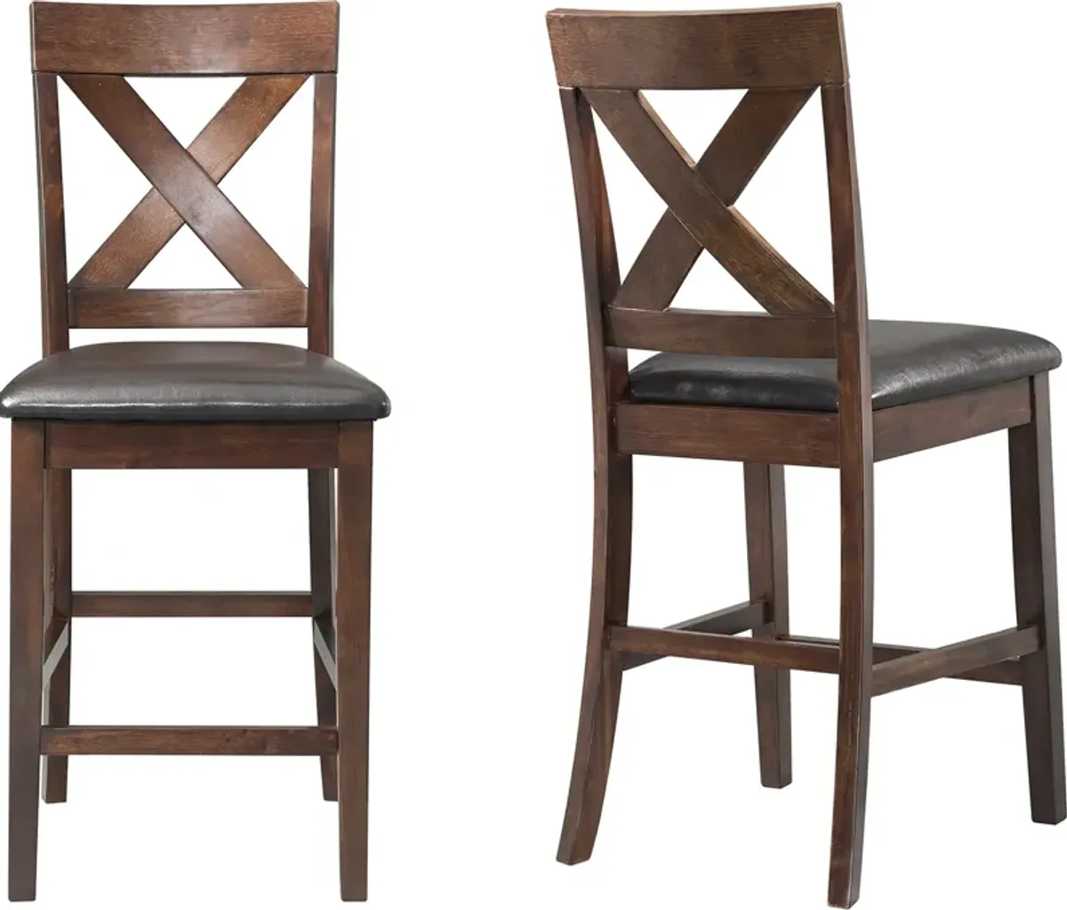 Prospect Set of 2 Counter-Height Stools - Cherry