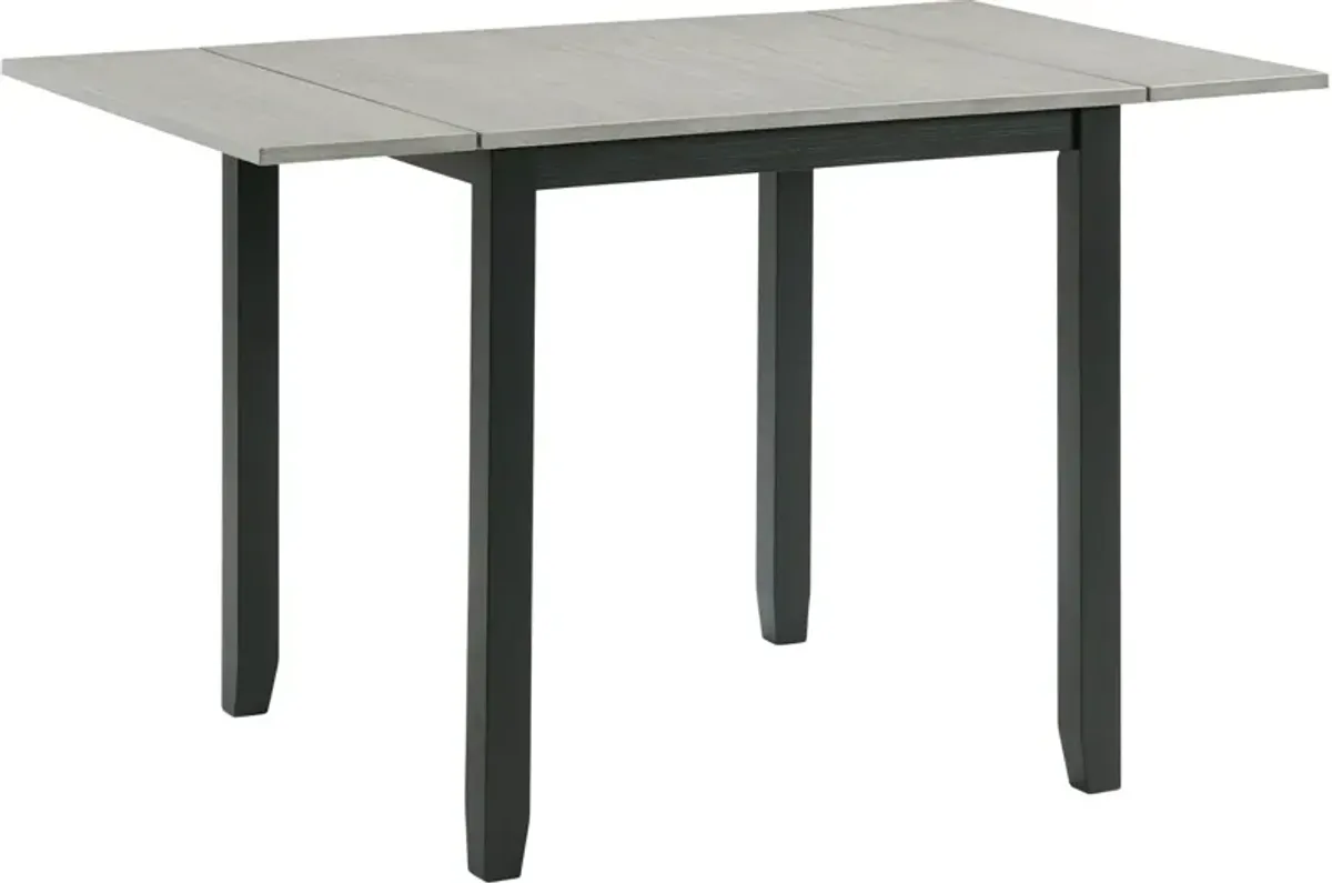 Hemingway Extendable Dining Table and 2 Chairs - Gray