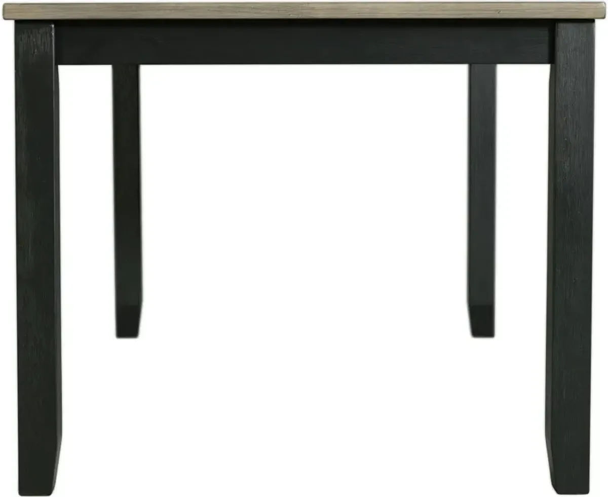 Emmaline Dining Table and 4 Chairs - Gray