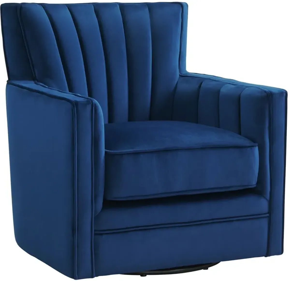 Miraya Swivel Accent Chair - Blue