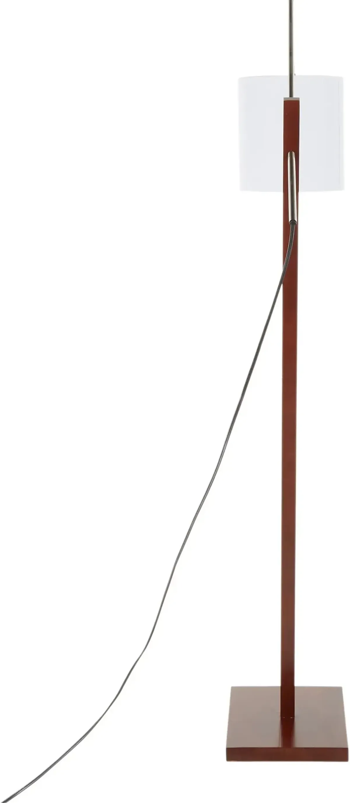 Aberdeen 60'' Floor Lamp - Walnut/White