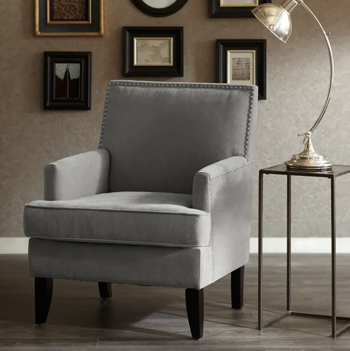 Miranda Accent Chair - Gray