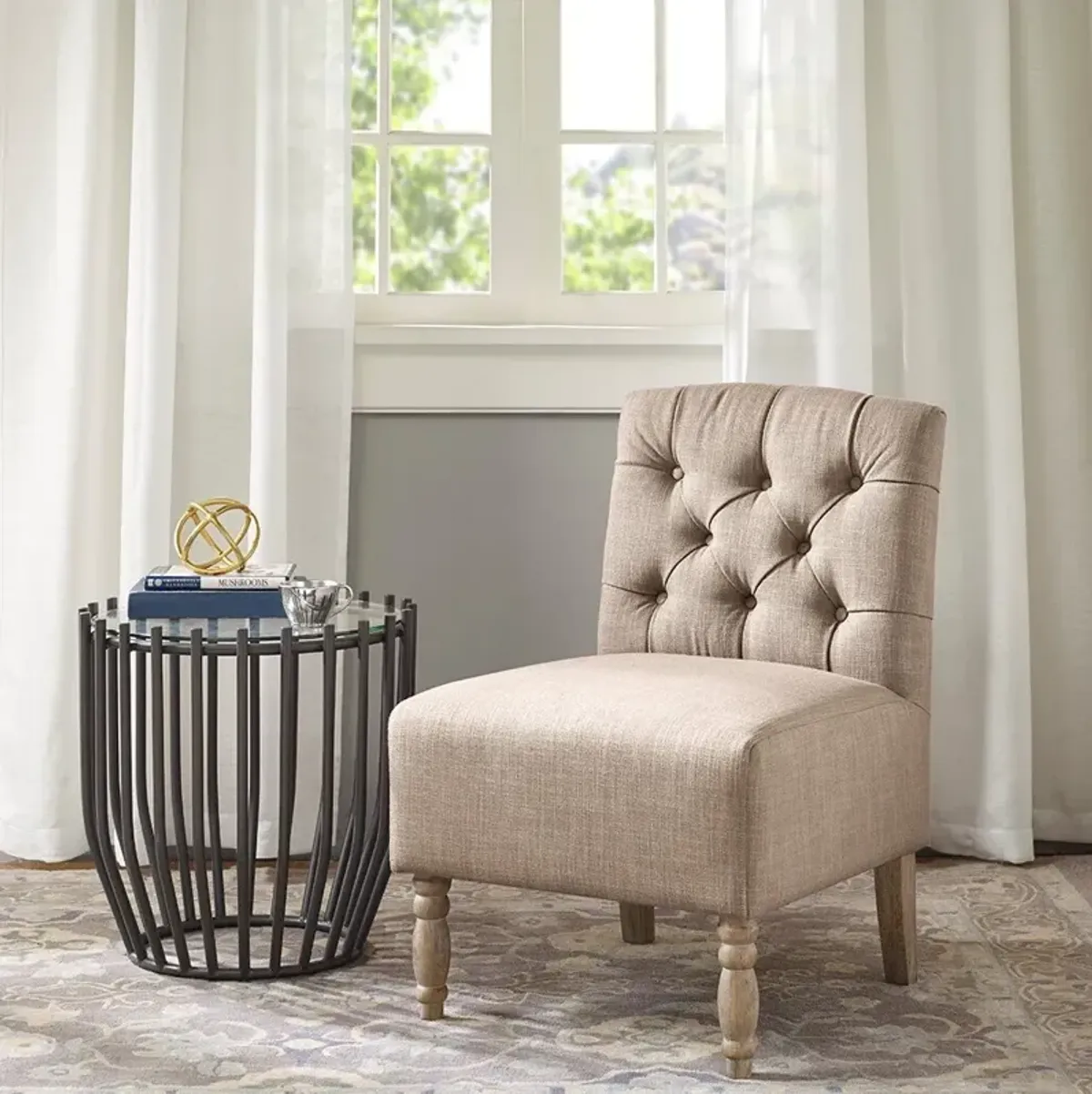 Imani Accent Chair - Beige