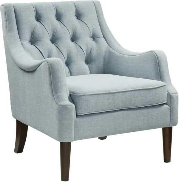 Chantal Accent Chair - Light Blue