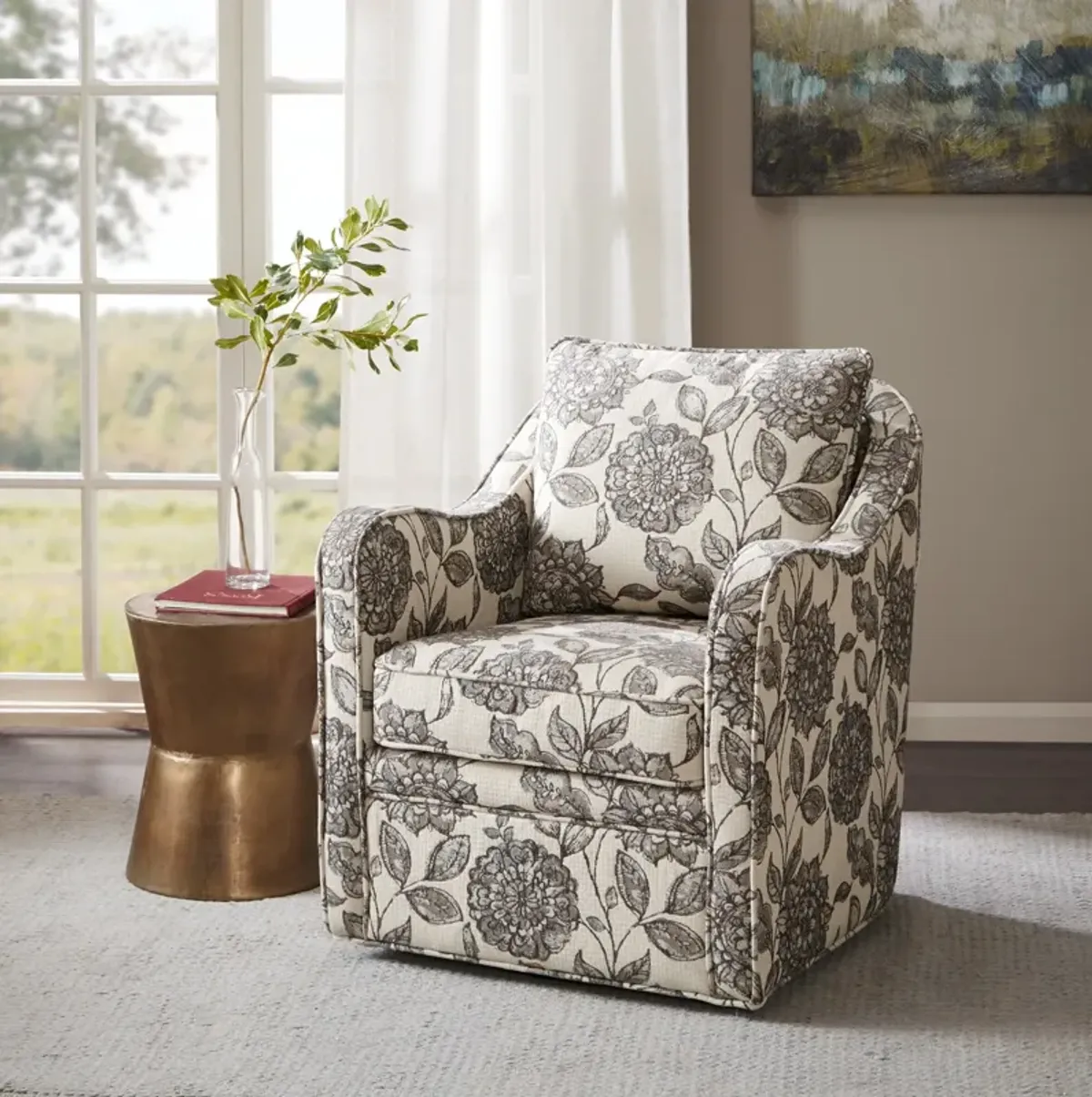 Wilshire Swivel Chair - Multi