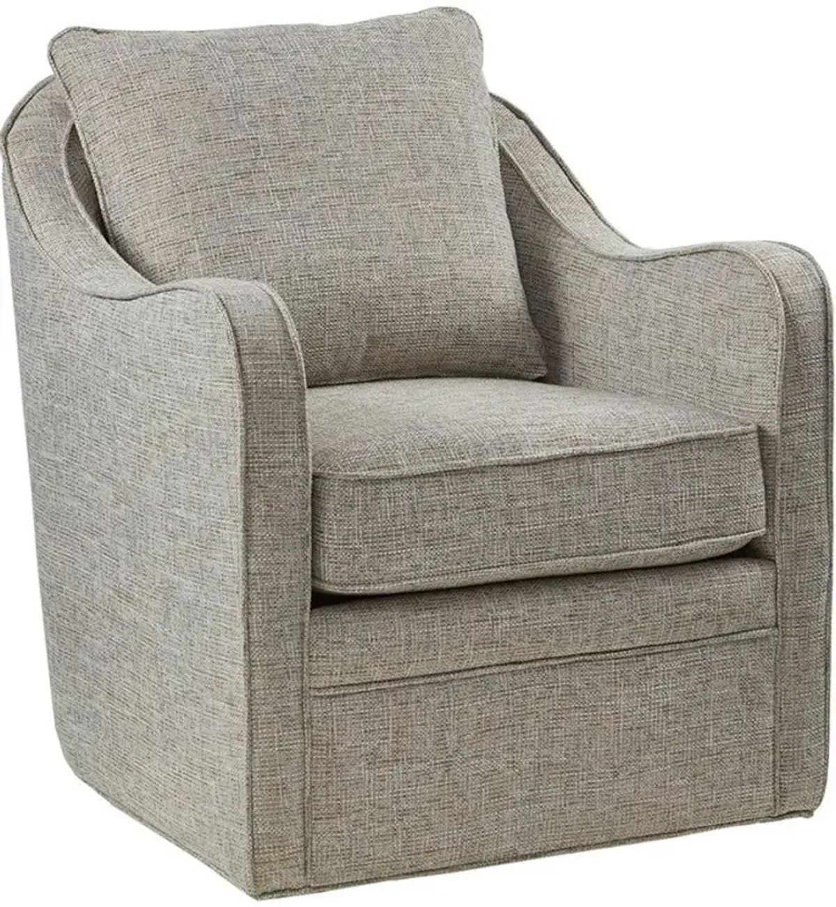 Wilshire Swivel Chair - Gray