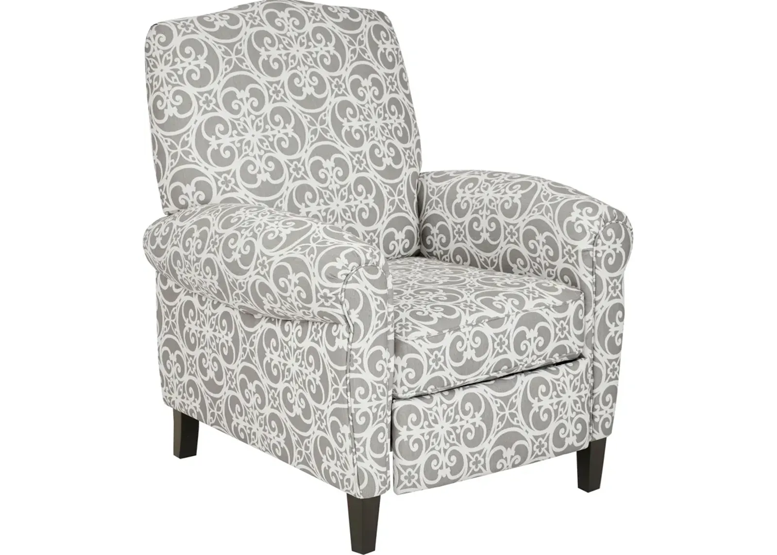 Ginny Push-Back Recliner - Gray