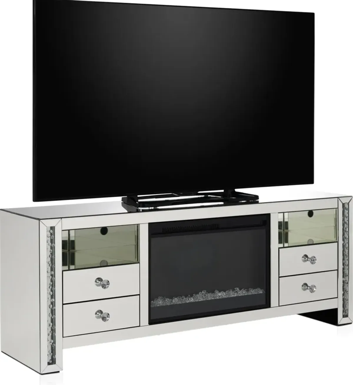 Krystal 67" Fireplace TV Stand