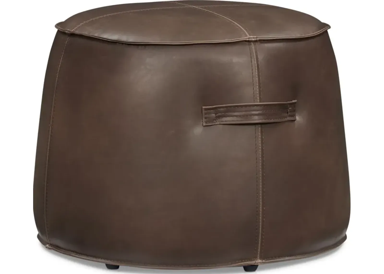 Chicago Ottoman - Dark Brown