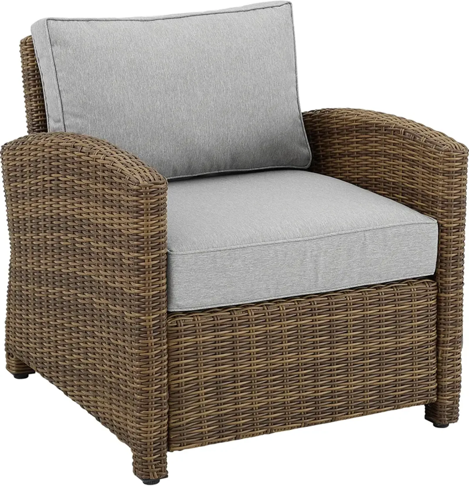 Destin Outdoor Chair - Gray/Brown