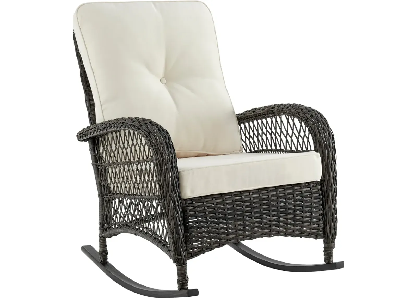 Fontana Outdoor Rocking Chair - Cream